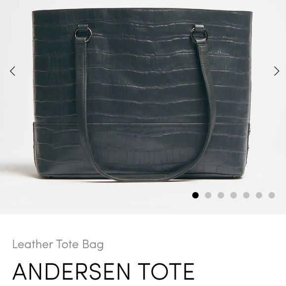 Hammitt Handbags - NWT, HAMMITT ANDERSON LARGE TOTE IN BLACK CROCODILE & GUNMETAL HARDWARE